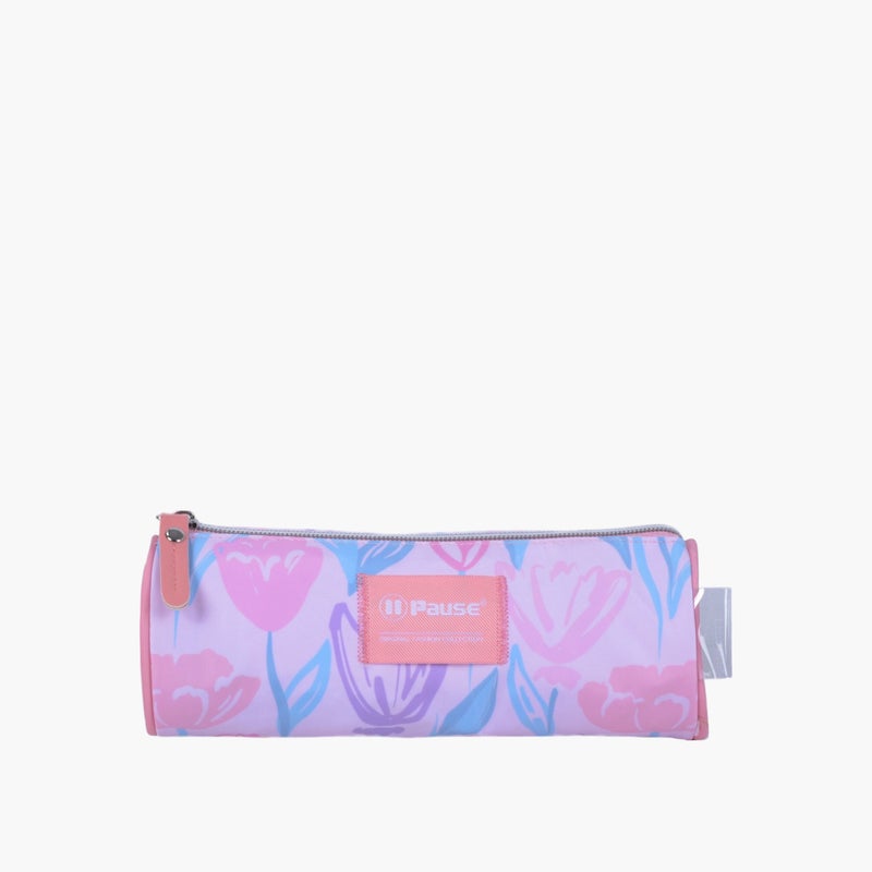 Floral Print Pencil Pouch for Girls